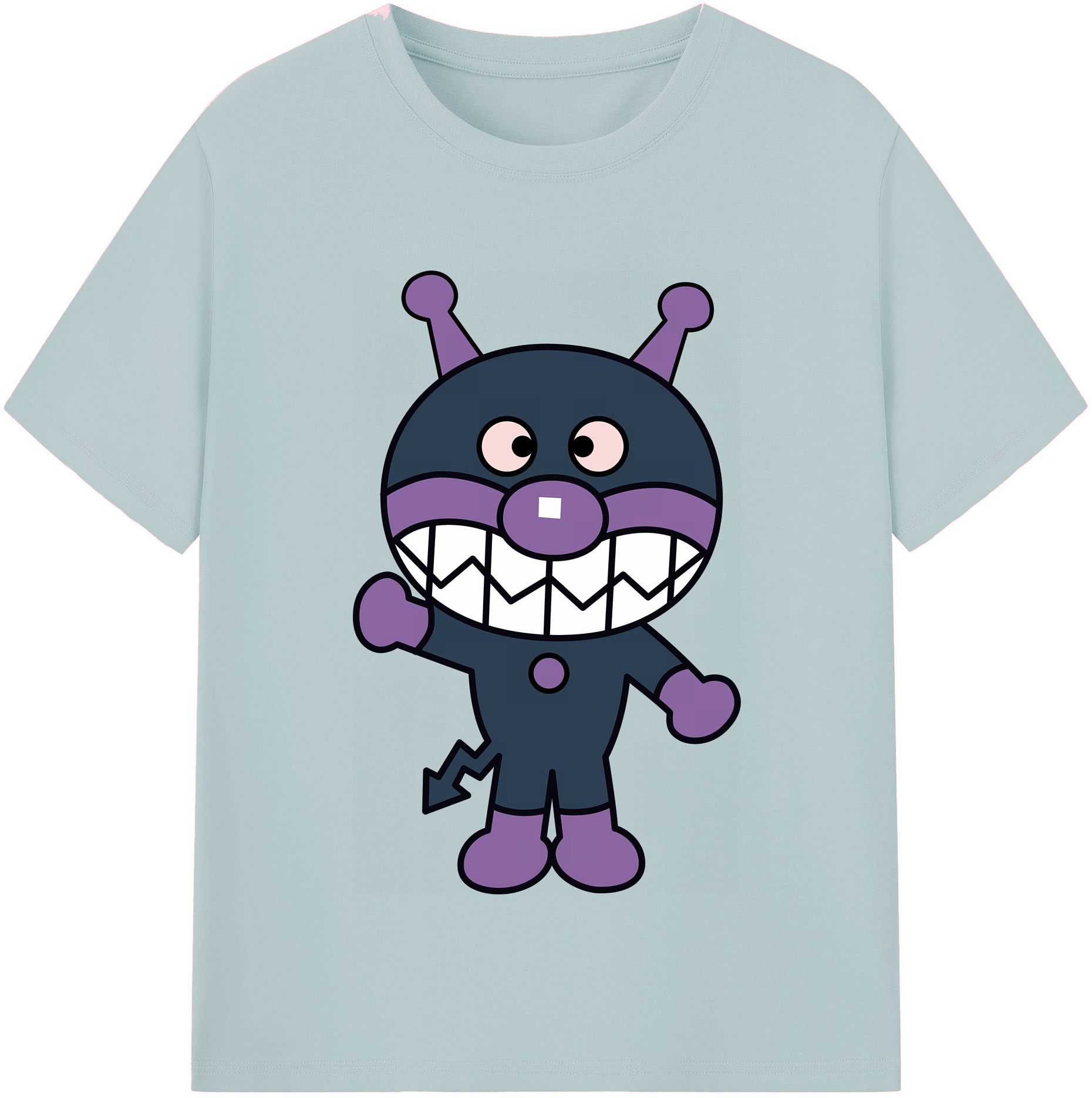 （画像用） アンパンマン Anpanman 綿100％半袖Tシャツ（フロントプリント）